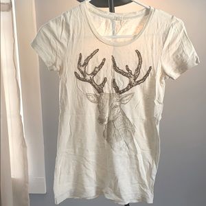 Deer Cream and sparkle